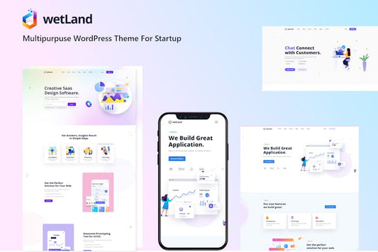 Wetland - MultiPurpose WordPress Theme for Startup