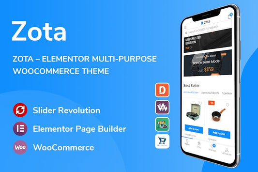 Zota - Elementor Multi-Purpose WooCommerce Theme