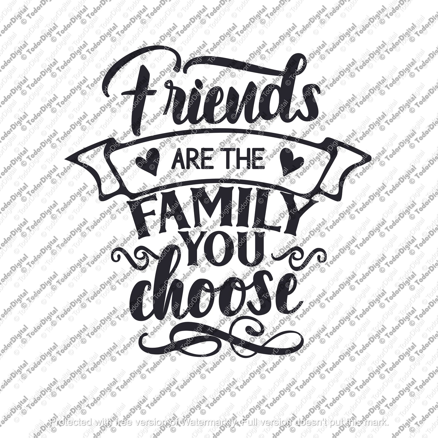 Friend Are The Family Svg File, Friends SVG design, Friends Family Trip Clipart, Friends printable,Vector Graphics, svg for cricut, ips, dxf