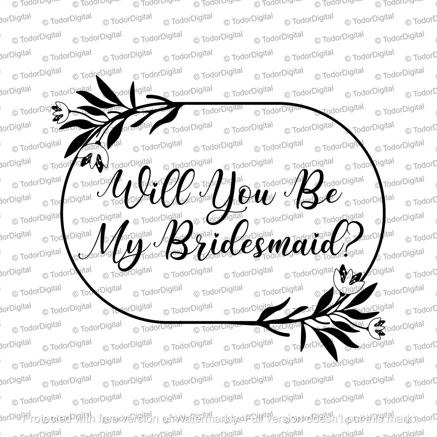 Will You Be My Bridesmaid Svg, Bridesmaid Svg, Bridesmaid Clipart, Bridesmaid png, Bridesmaid Vector, Bridesmaid Cricut, SVG, DXF, PNG