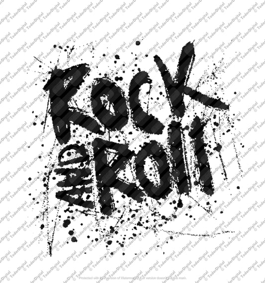 Rock and Roll Svg File - Rock and Roll Svg Design - Music Clipart -  Vector Graphics - Svg For Cricut - Svg For Silhouette -  DXF - EPS-PNG