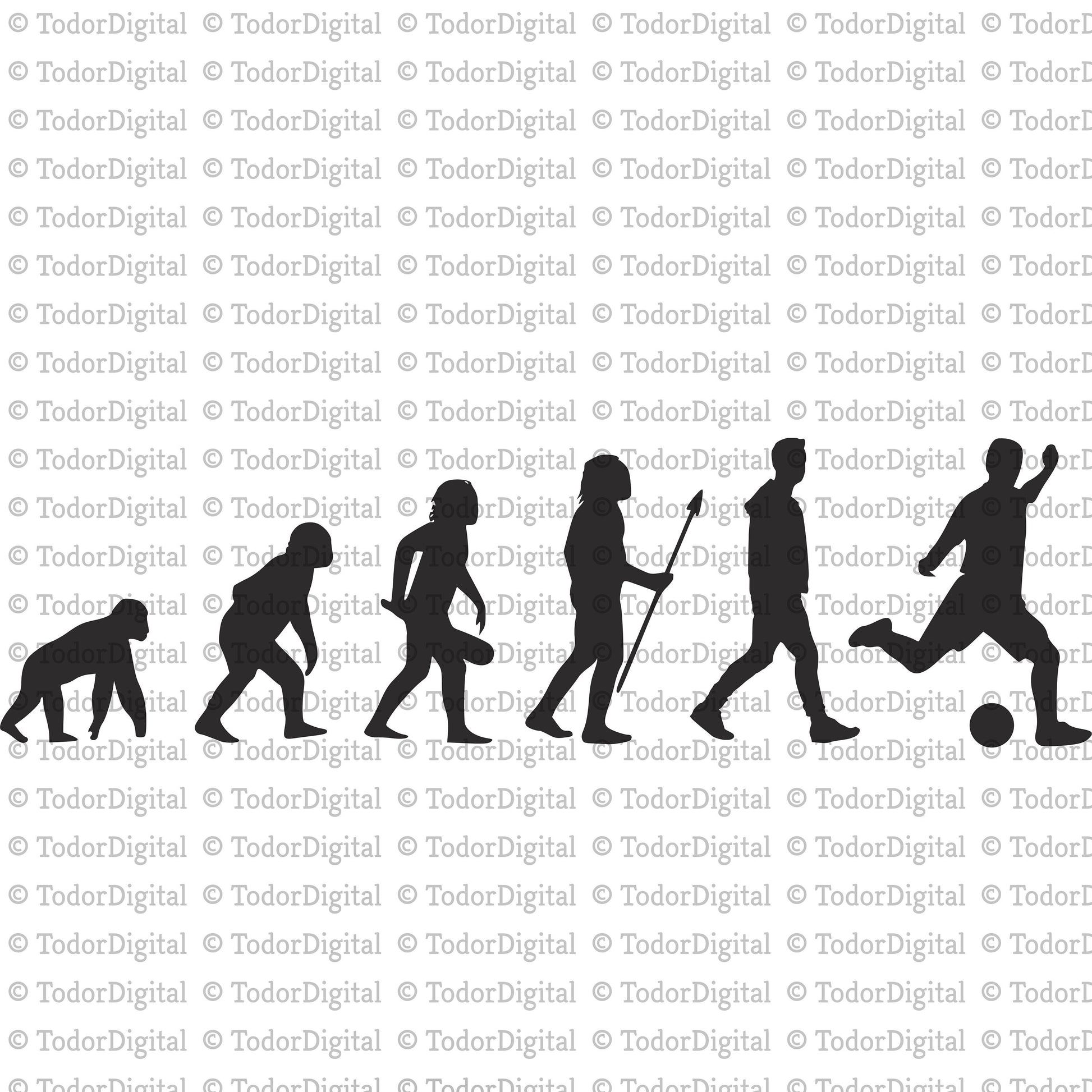 Evolution Soccer Svg File - soccer Svg - Decor - Svg For Cricut - Svg For Silhouette - DXF - EPS - PNG - svg