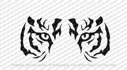 Tiger Svg Fie, Tiger Eyes, Tiger Clipart, Animals Svg, Wild Animals Clipart.