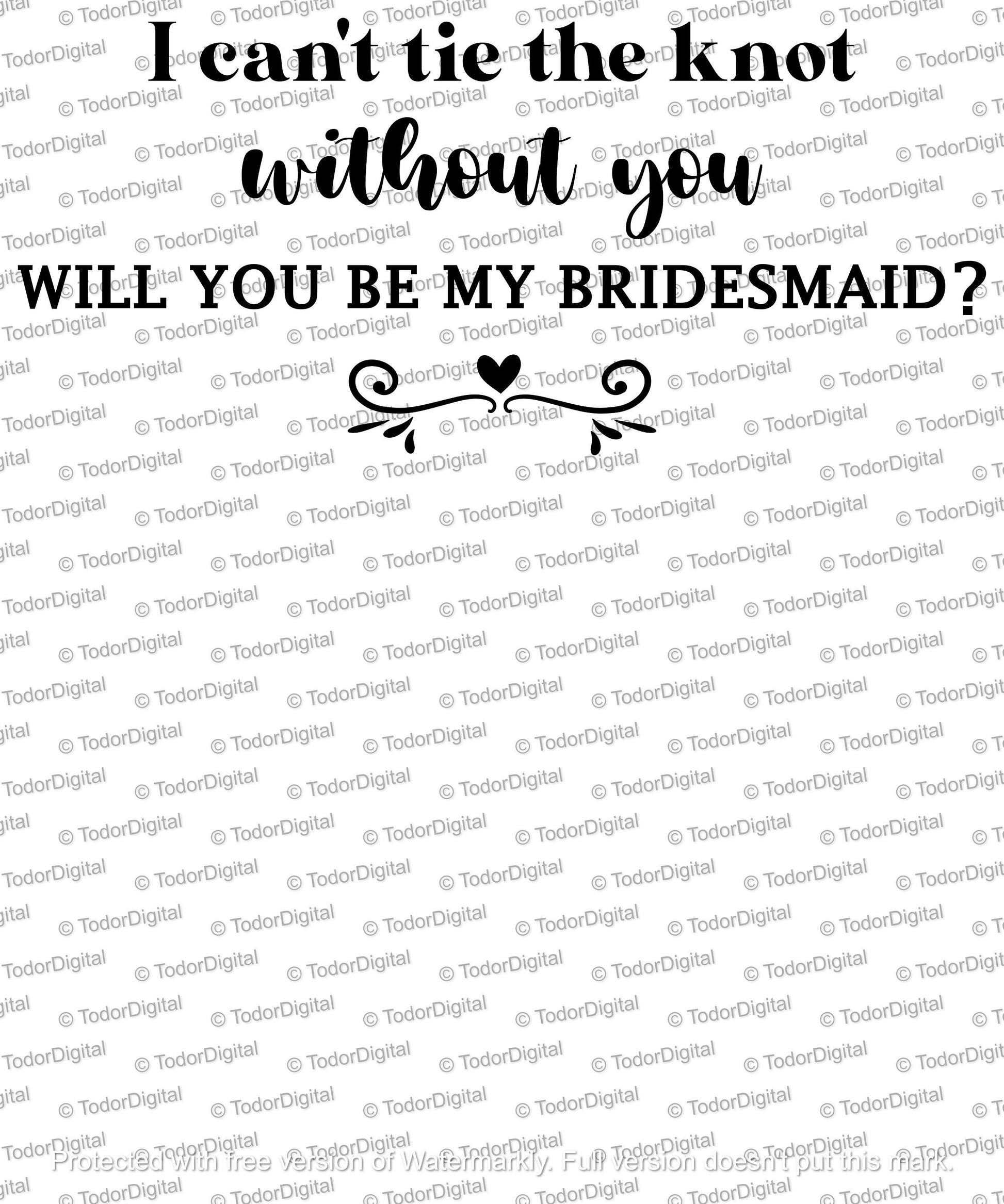 Will You Be My Bridesmaid Svg, Bridesmaid Svg, Bridesmaid Clipart, Bridesmaid png, Bridesmaid Vector, Bridesmaid Cricut, SVG, DXF, PNG