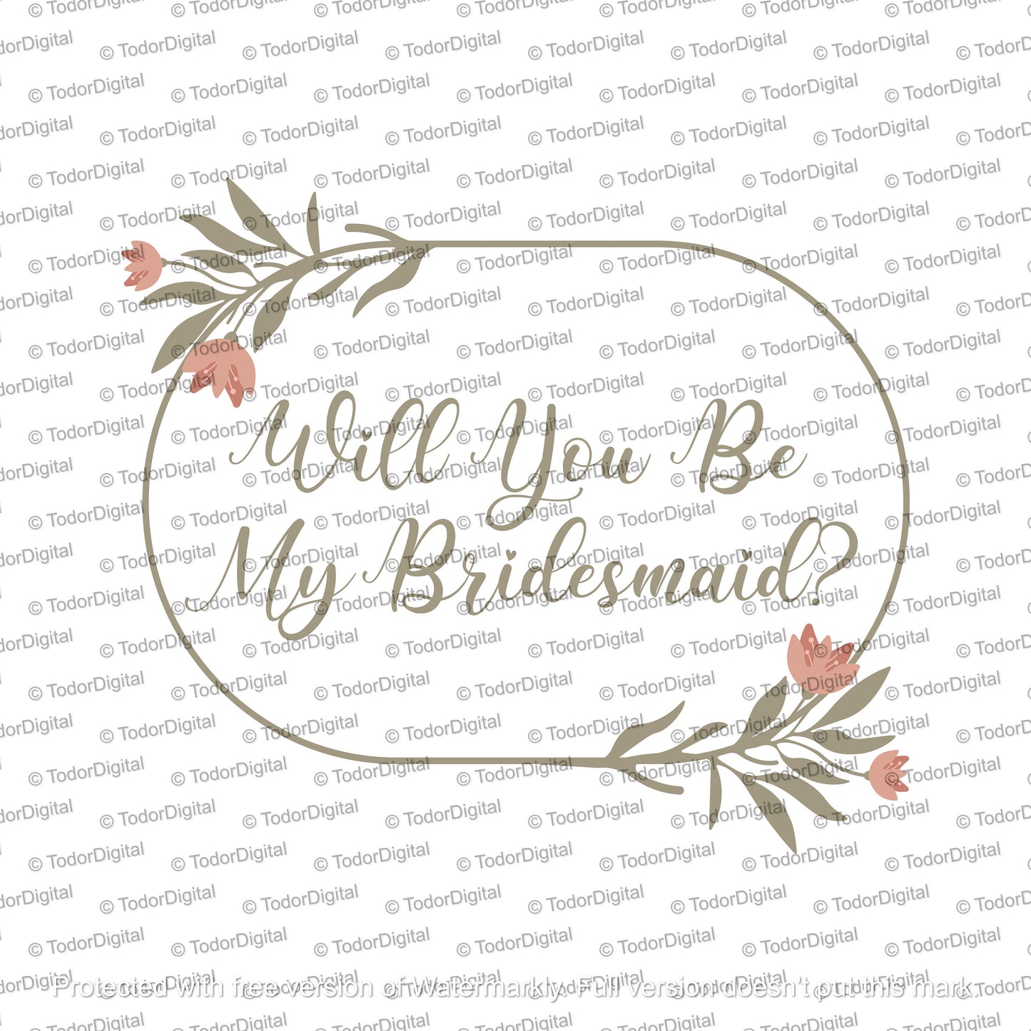 Will You Be My Bridesmaid Svg, Bridesmaid Svg, Bridesmaid Clipart, Bridesmaid png, Bridesmaid Vector, Bridesmaid Cricut, SVG, DXF, PNG