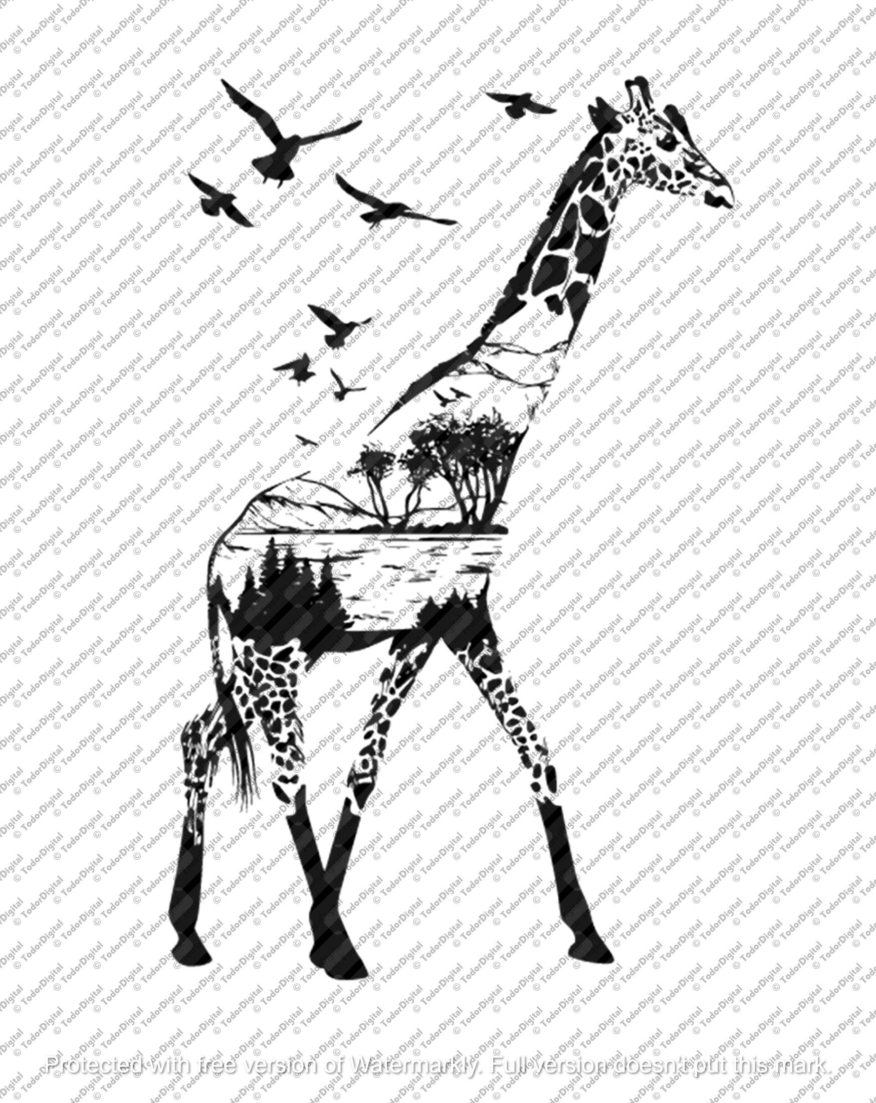 Giraffe Svg,Safari Giraffe,African Animals,Giraffe Clipart,Animals Svg,Wild Animals,SafariAnimals