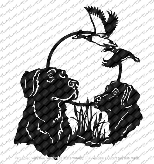 Hunting Dog Svg File - Hunting Svg - Hunter Clipart - Duck Hunting - Hunting Season Decor - Svg For Cricut - Svg For Silhouette - DXF - EPS