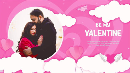 Heart Wings Theme, Valentines Day Slideshow, After effects Template, Video Edit Template For Valentine's day, Video design, Video Template