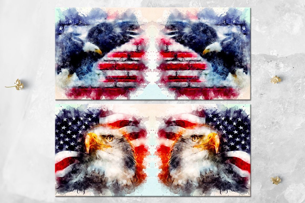 Flag & Eagle - 16 patriotic Mug Sublimation designs - Patriotic Design, Patiotic Sublimation, American Patriotic Designs, American Flag