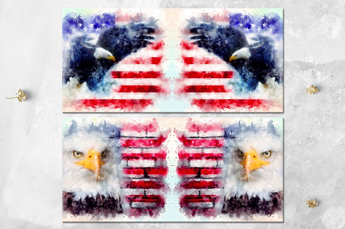 Flag & Eagle - 16 patriotic Mug Sublimation designs - Patriotic Design, Patiotic Sublimation, American Patriotic Designs, American Flag