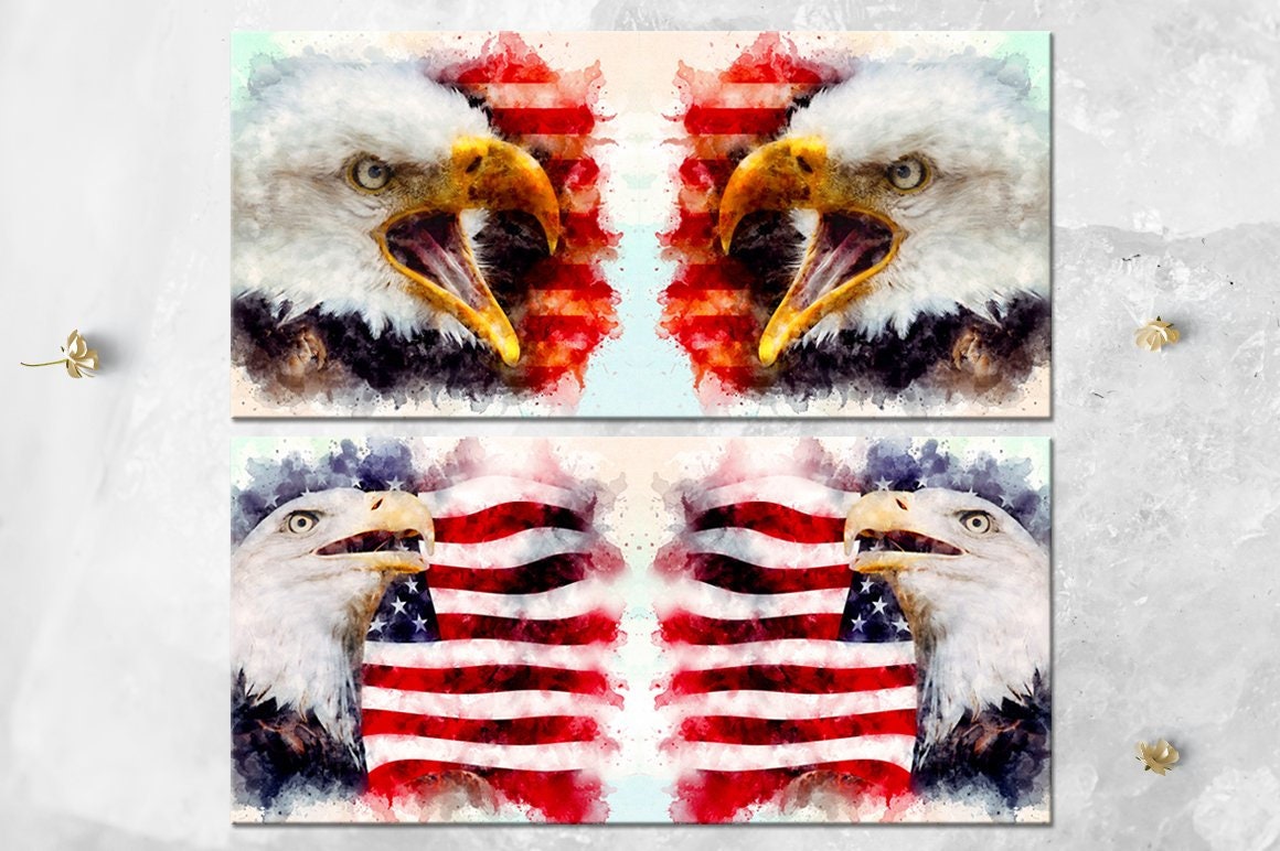 Flag & Eagle - 16 patriotic Mug Sublimation designs - Patriotic Design, Patiotic Sublimation, American Patriotic Designs, American Flag